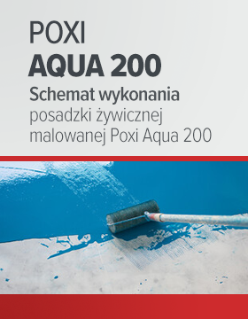 Wykonanie posadzki żywicznej malowanej Poxi Aqua 200