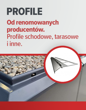 Profile okapowe i schodowe